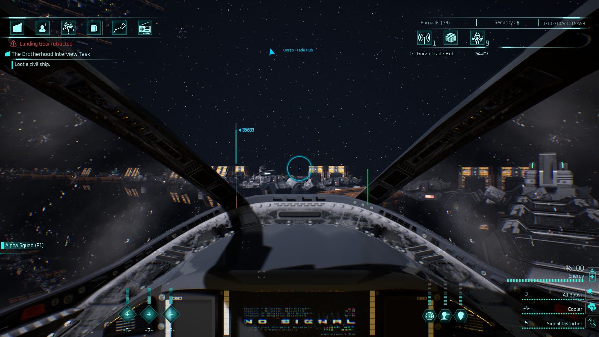 NEXASIS-X Cockpit View