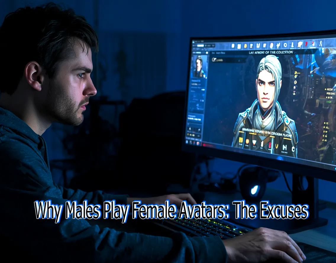 Why Males Play Female Avatars: The Excuses